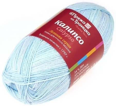 Troitsk Wool Calypso, 34% Linen, 33% Cotton, 33% Viscose 5 Skein Value Pack, 250g фото 22