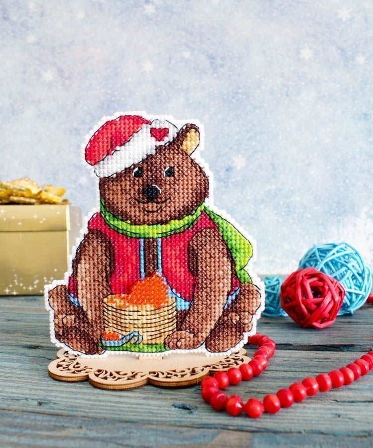 Treats for the Bear Cross Stitch Kit фото 2