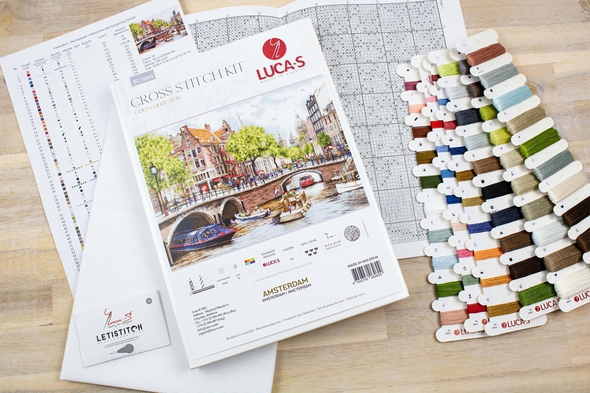 Amsterdam Cross Stitch Kit фото 4