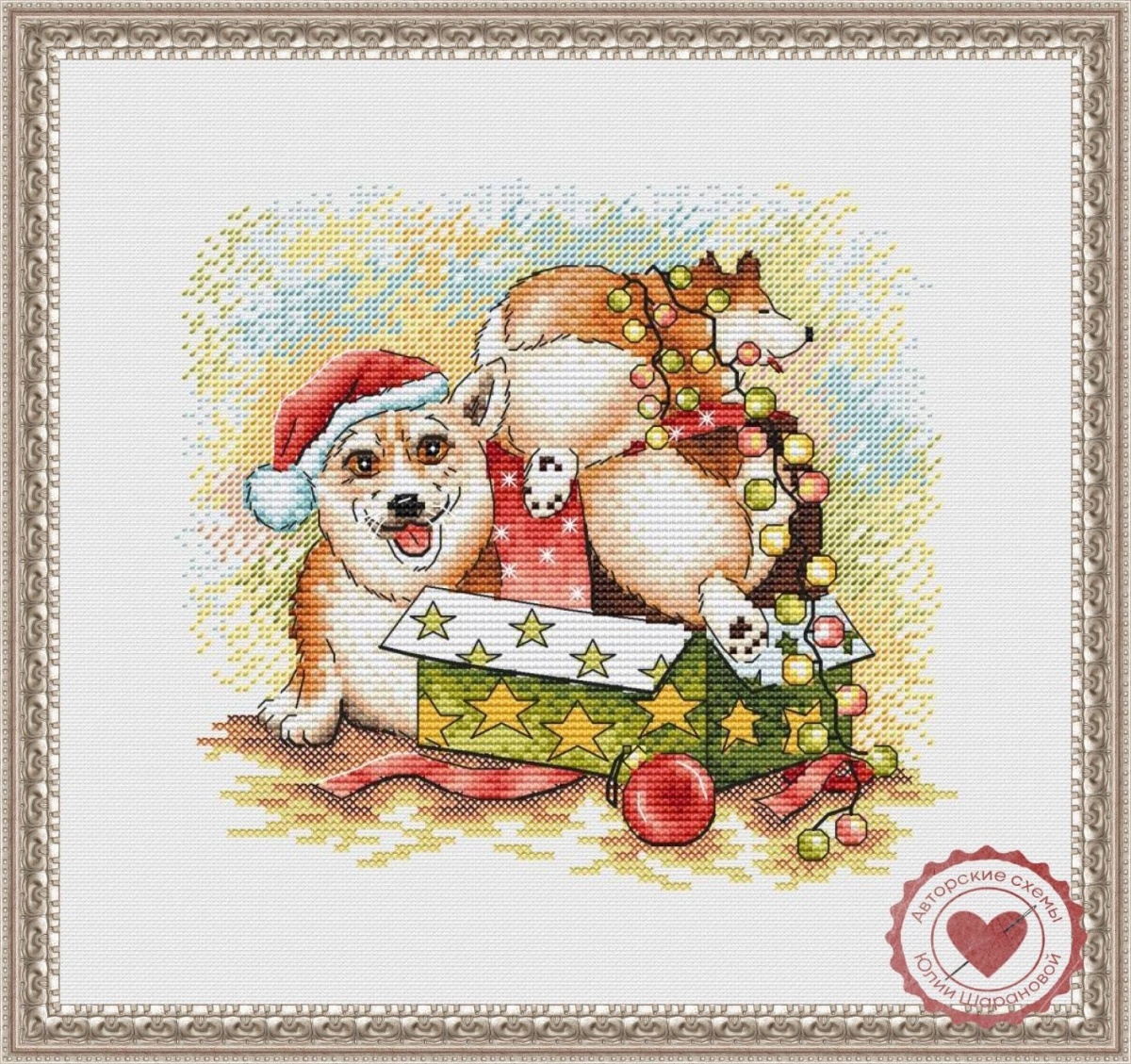 Christmas Commotion Cross Stitch Pattern фото 1