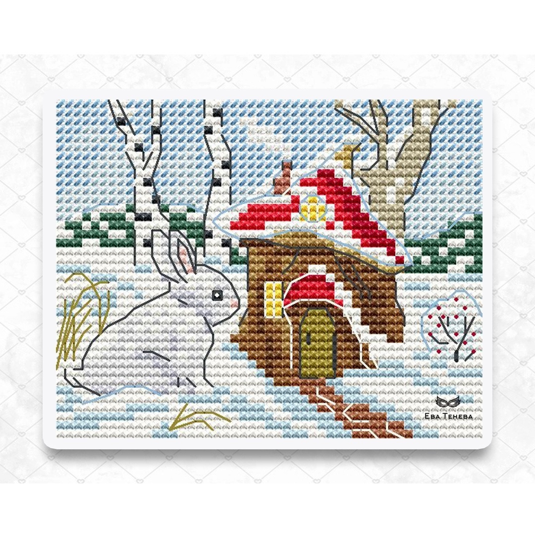 A Winter Fairy Tale Cross Stitch Pattern фото 1