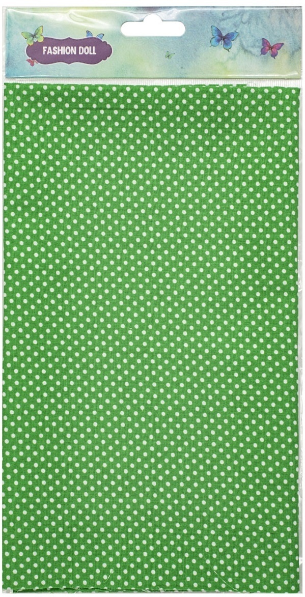 Green Small Polka Dots Patchwork Fabric фото 2