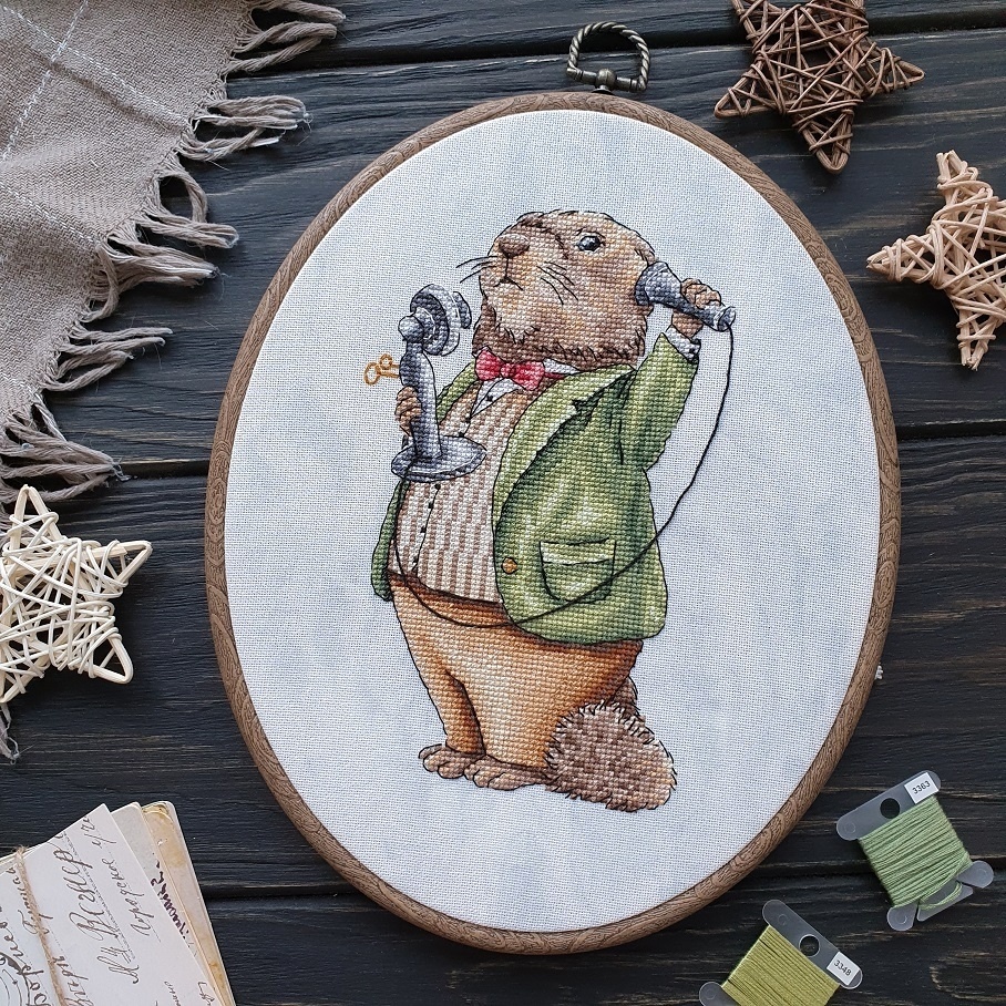 Marmot Cross Stitch Pattern фото 2