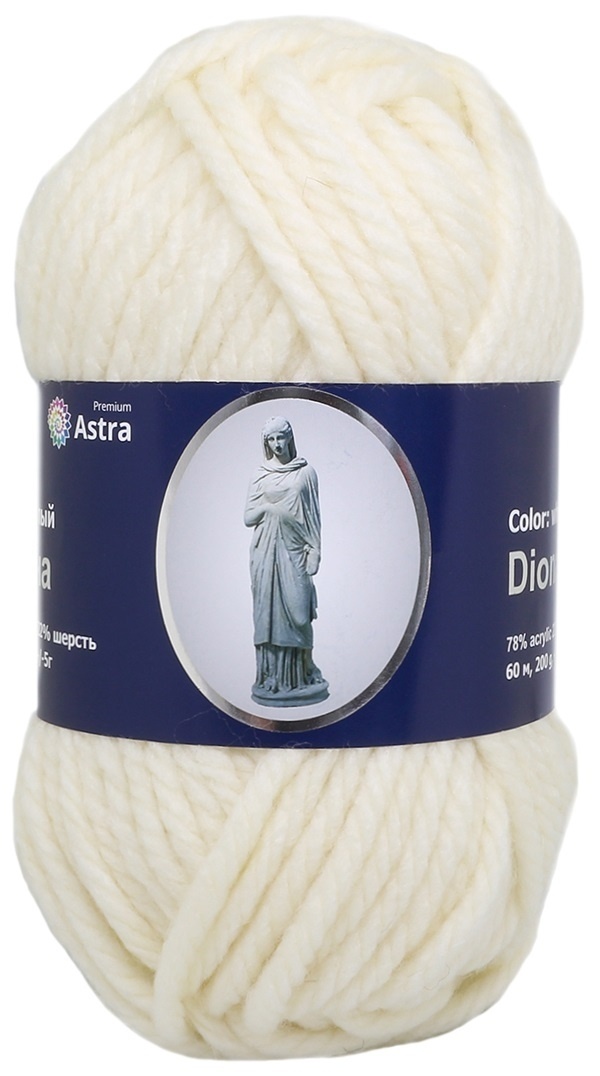 Astra Premium Dione, 22% Wool, 78% Acrylic, 5 Skein Value Pack, 1000g фото 2
