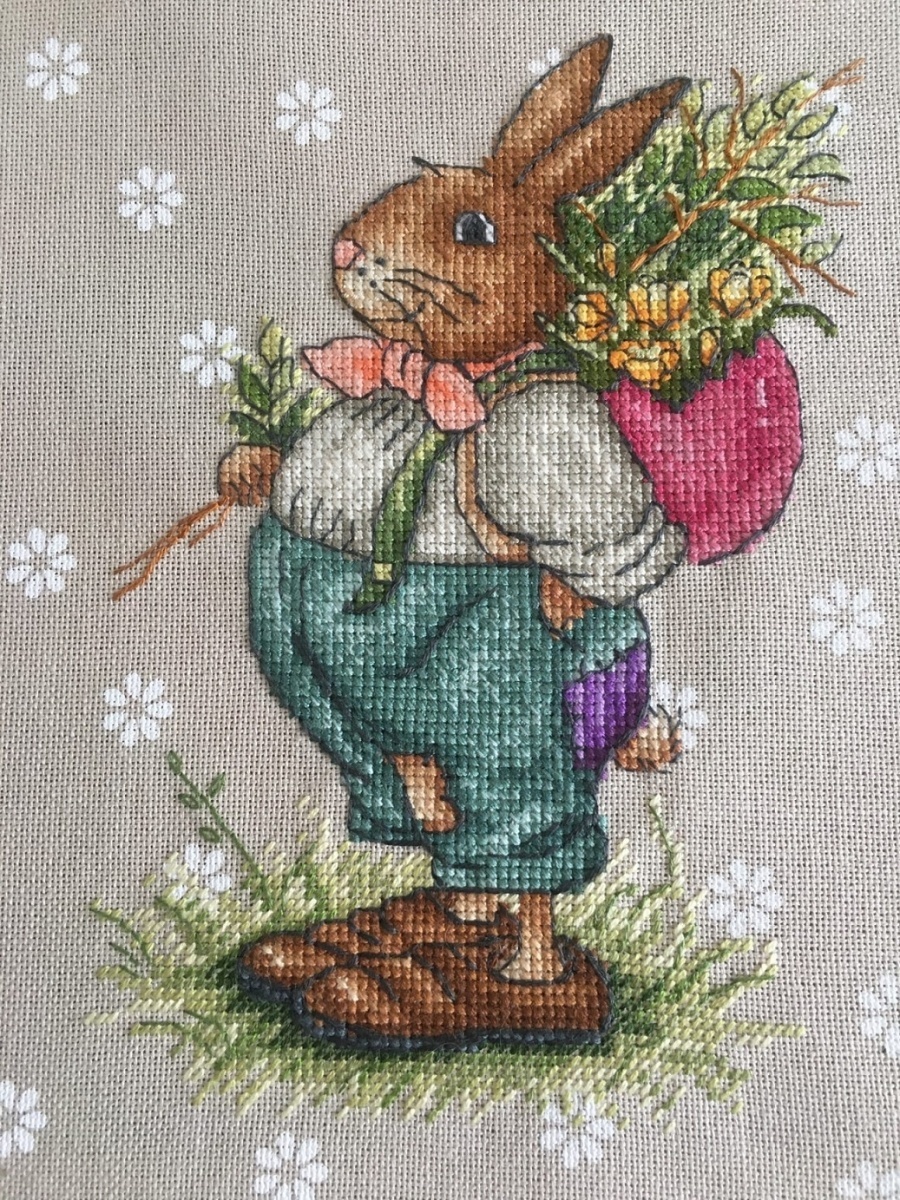Easter Hare Cross Stitch Pattern фото 3