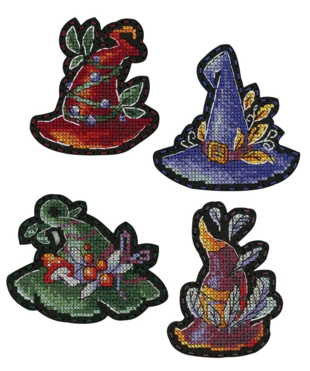 Magic Hats. Pins. Magnets Cross Stitch Kit фото 1