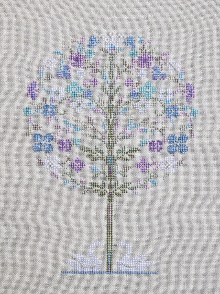 Spring Tree Cross Stitch Pattern фото 1