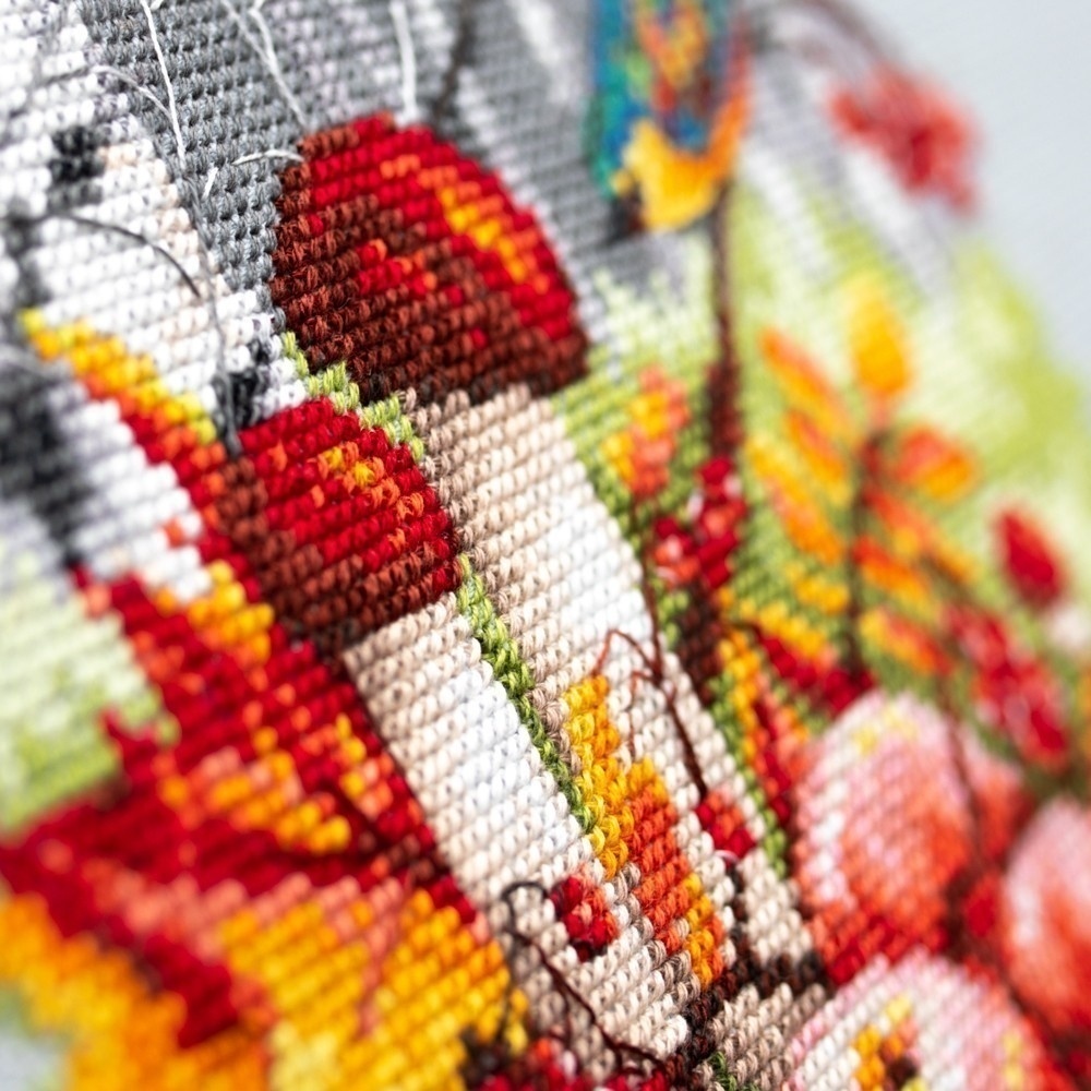 Autumn Colors Cross Stitch Kit by Magic Needle фото 5