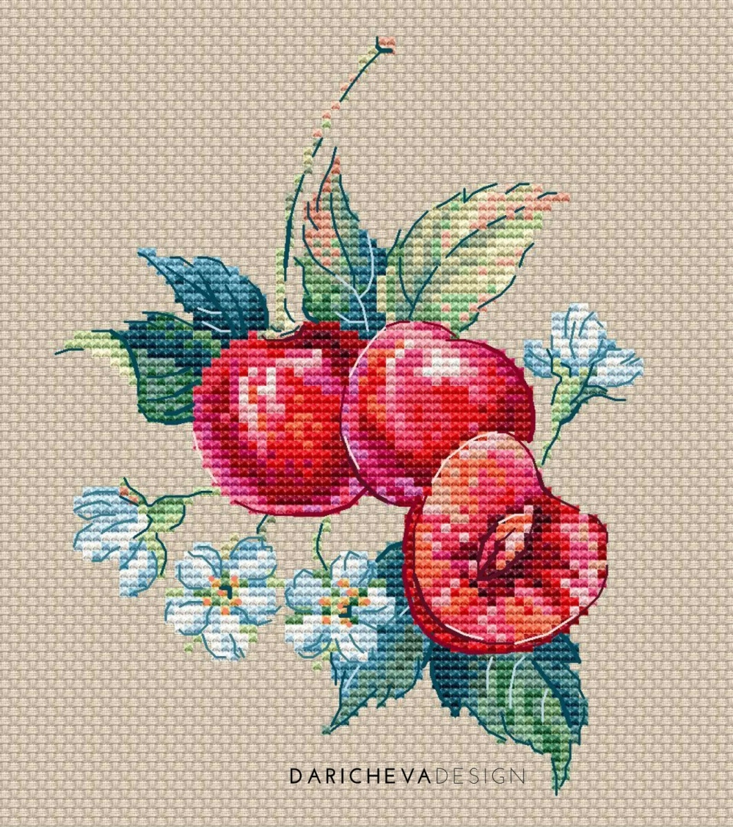 Taste of Spring. Petit Cross Stitch Pattern фото 6