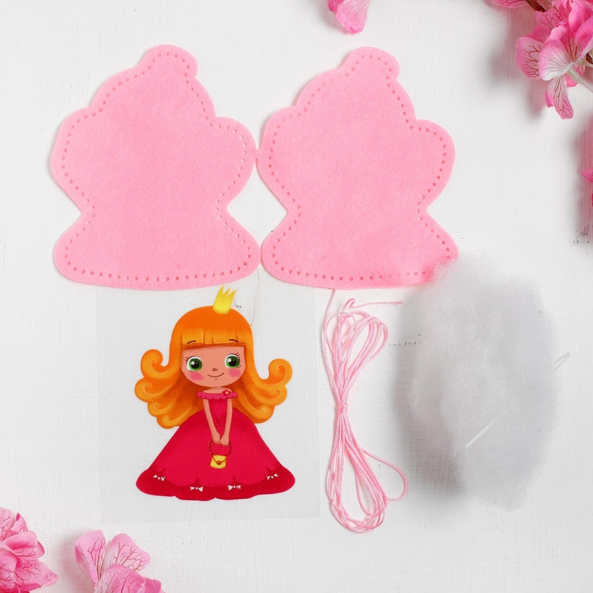 Little Princess Felt Toy Sewing Kit with Thermal Sticker фото 4