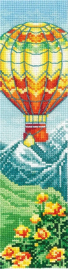 Bookmarks. Air Balloon Cross Stitch Kit фото 1