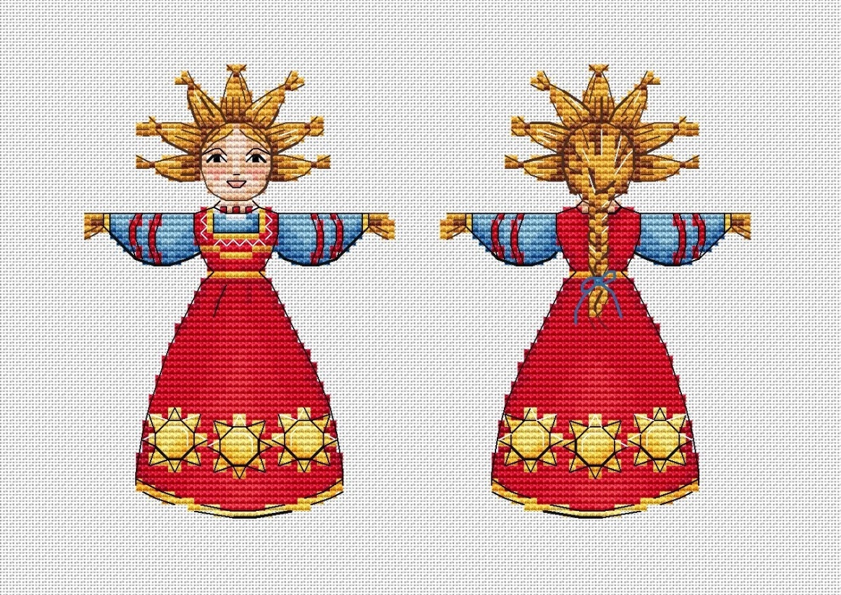 The Scarecrow Shrovetide 1 Cross Stitch Pattern фото 1