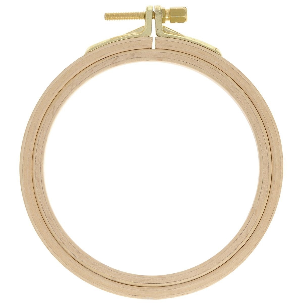 Screwed Wooden Embroidery Hoops 10cm/16mm фото 1