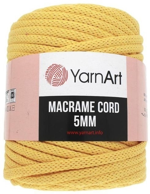 Braided Cotton cord macrame 5mm sznurek Radkar Crochet knit rope
