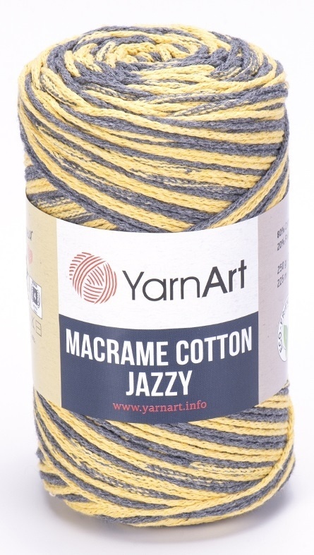 YarnArt Macrame Cotton Jazzy 80% cotton, 20% polyester, 4 Skein Value Pack, 1000g фото 4