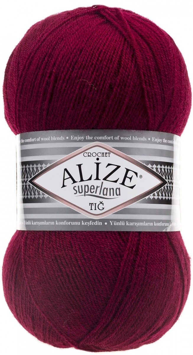 Alize Superlana Tig 25% Wool, 75% Acrylic, 5 Skein Value Pack, 500g фото 33