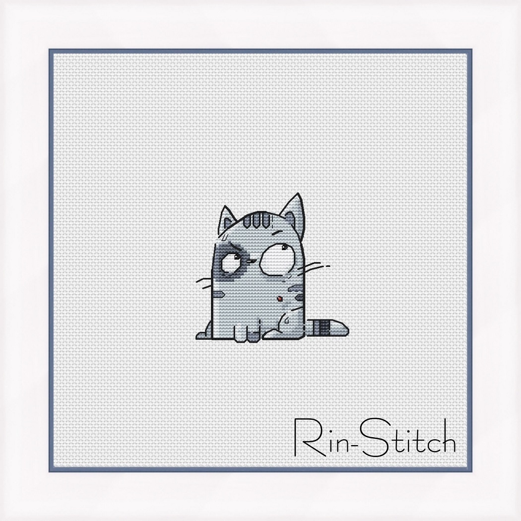 Kitten Cross Stitch Chart фото 1