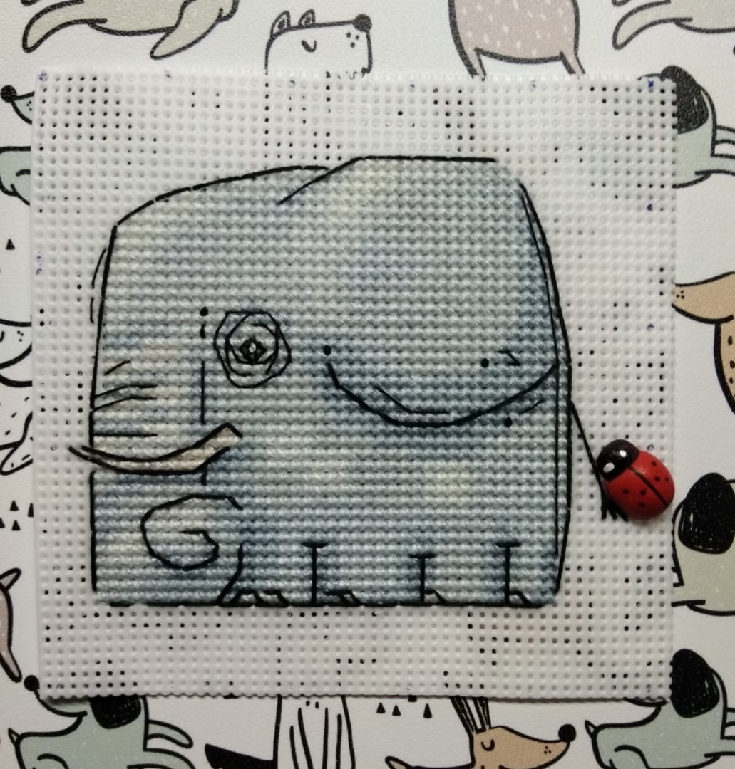 An Elephant Cross Stitch Pattern фото 4
