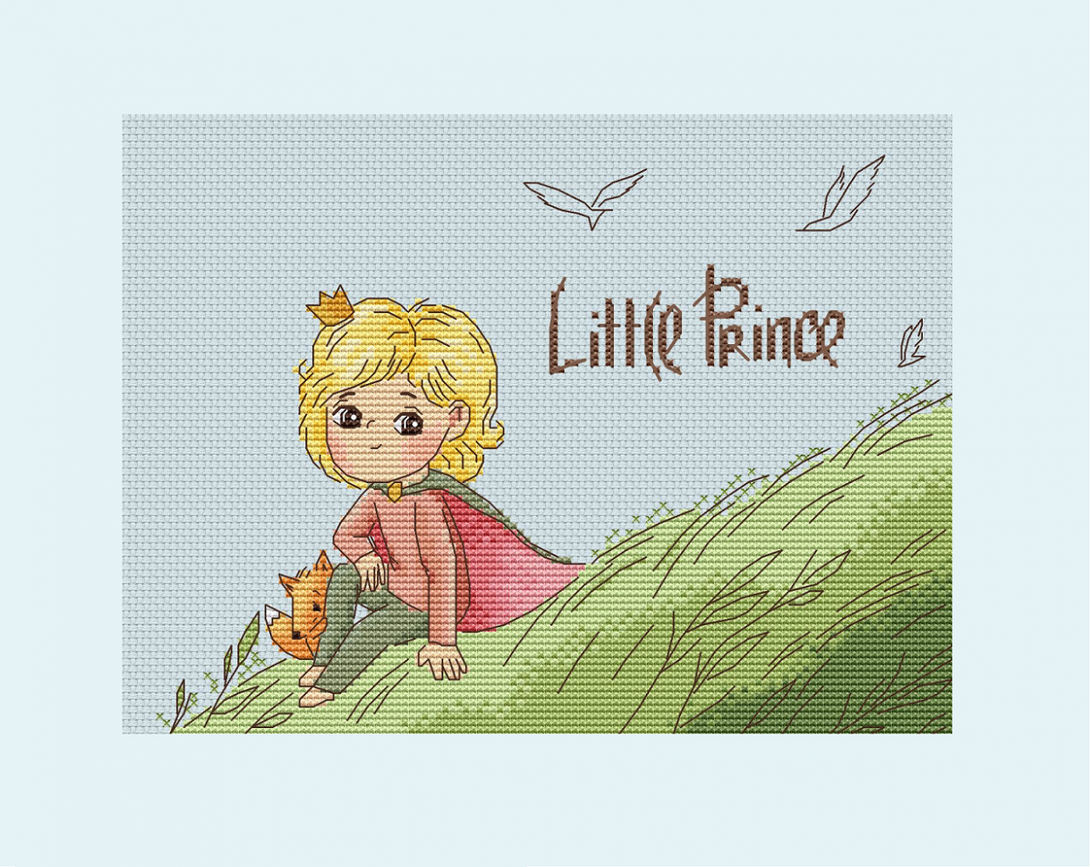 The Little Prince Cross Stitch Chart фото 1