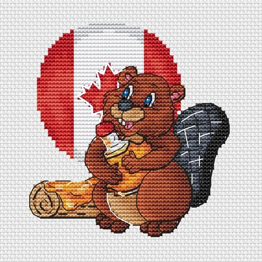 Canada Cross Stitch Pattern фото 1