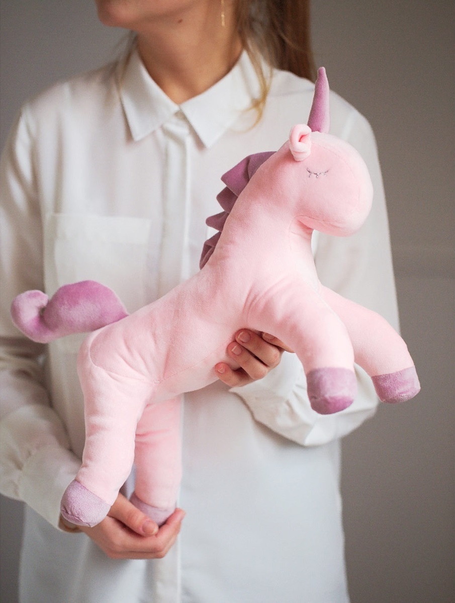 Plush Unicorn Yuni Toy Sewing Kit фото 1