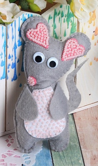 Mouse Felt Toy Sewing Kit фото 1