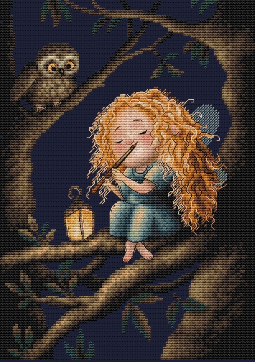Lullaby for the Forest Cross Stitch Pattern фото 1