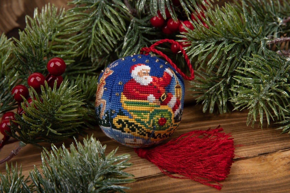Christmas Ornament. Magic Night Cross Stitch Kit фото 7