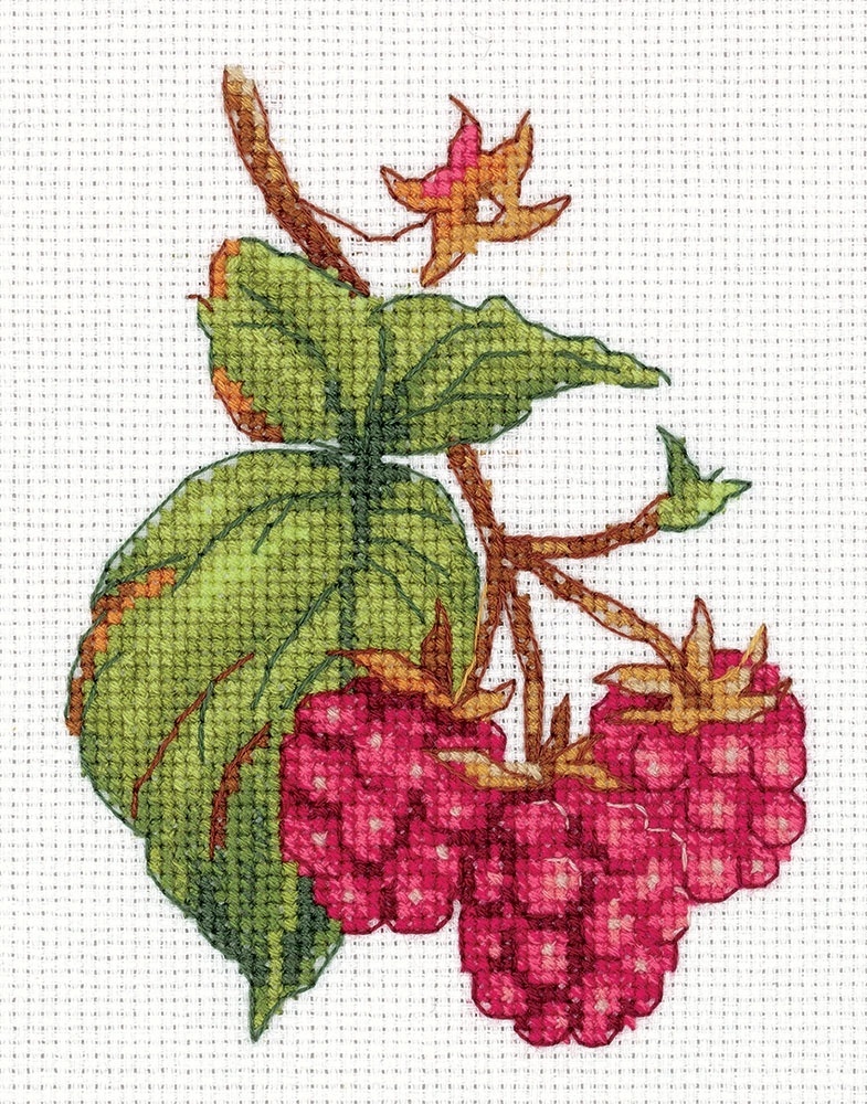 Raspberry Cross Stitch Kit фото 1