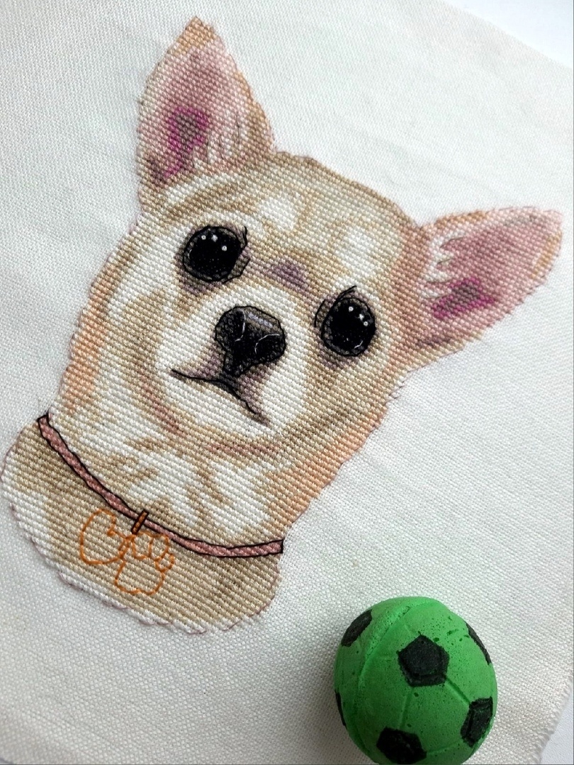 Chihuahua Cross Stitch Chart фото 4