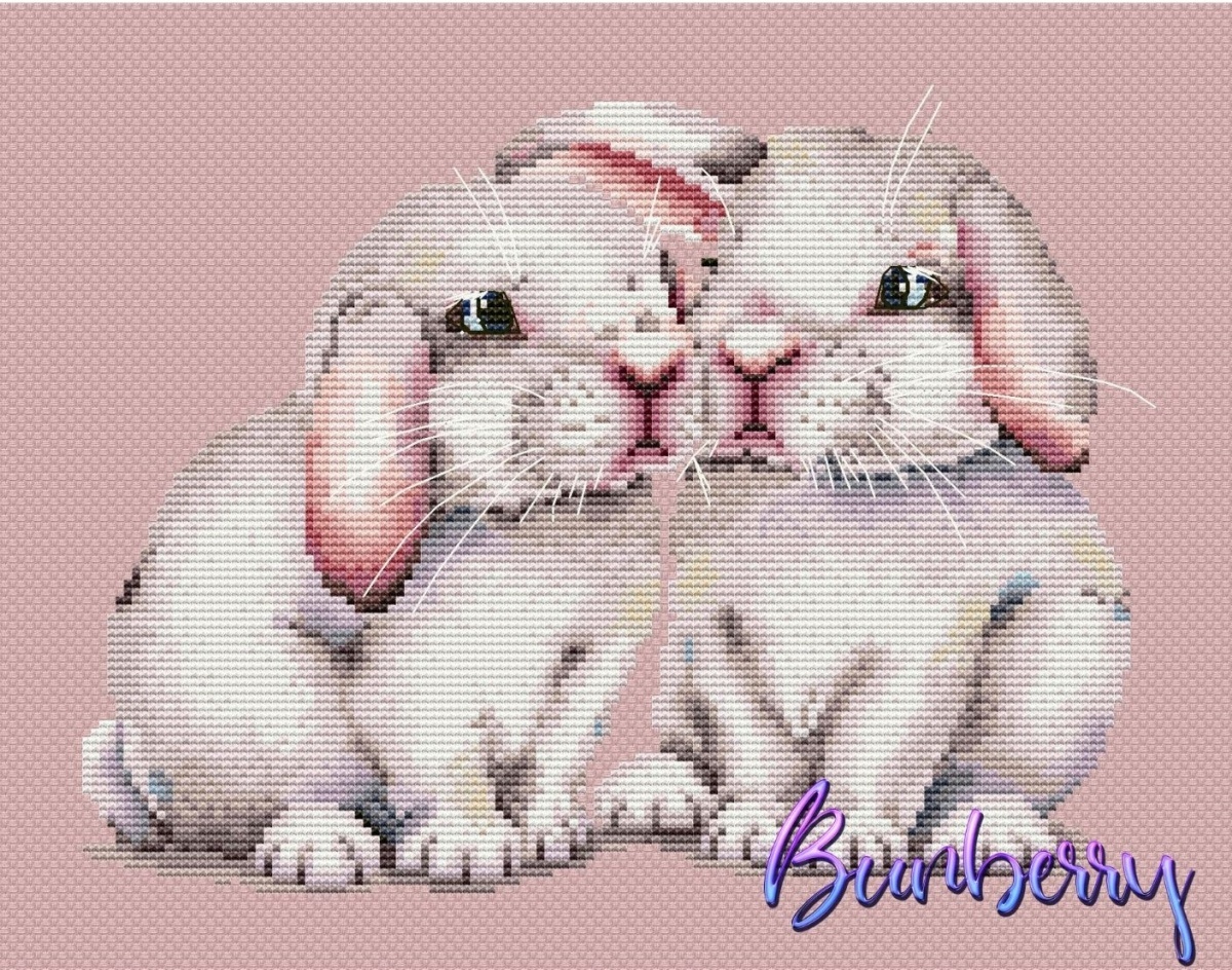 Rabbits Cross Stitch Patterns фото 1