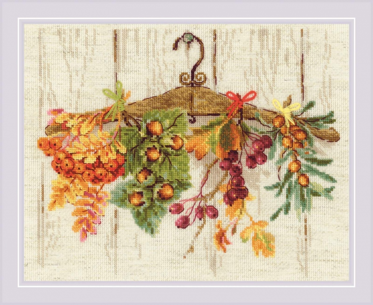 Gifts of Autumn Cross Stitch Kit by Riolis фото 1