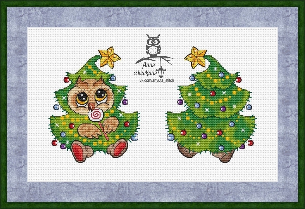 I'm a Christmas Tree! Cross Stitch Pattern фото 1