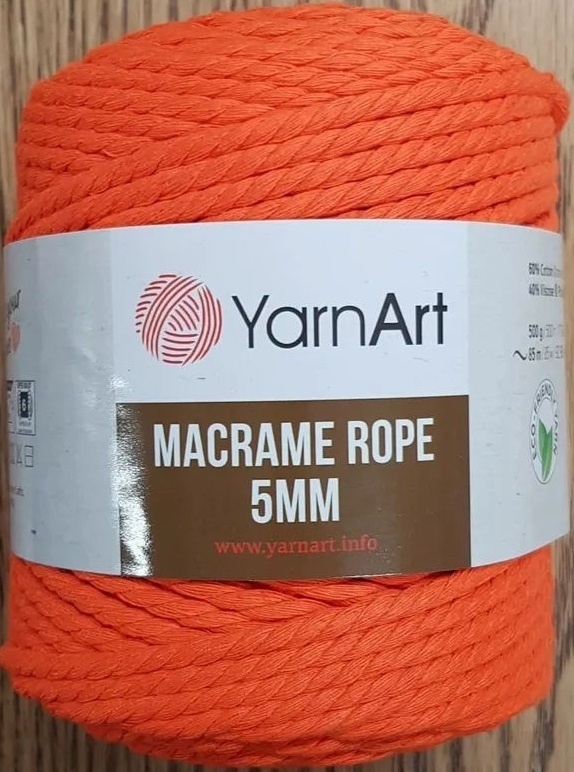YarnArt Macrame Rope 5mm 60% cotton, 40% viscose and polyester, 2 Skein Value Pack, 1000g фото 30