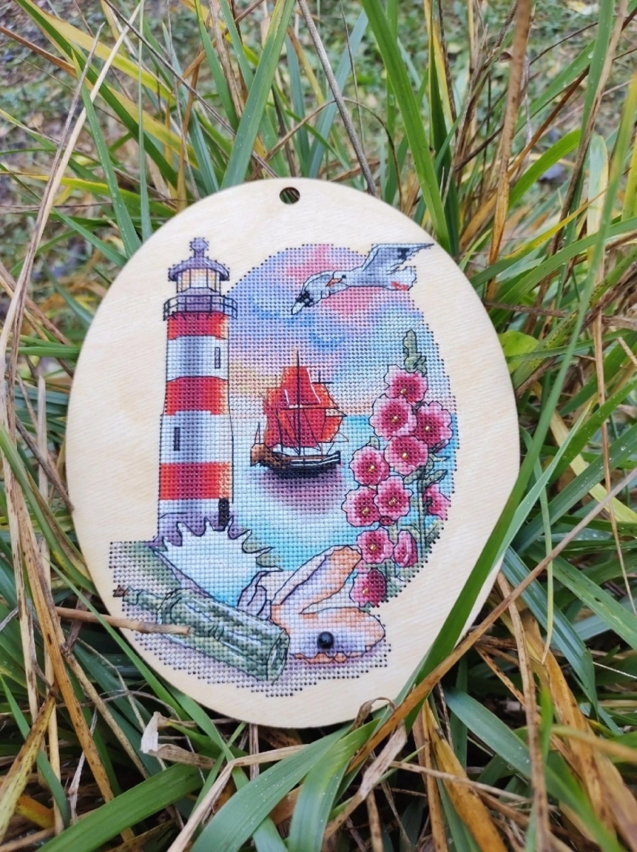 Summer Lighthouse Cross Stitch Pattern фото 2