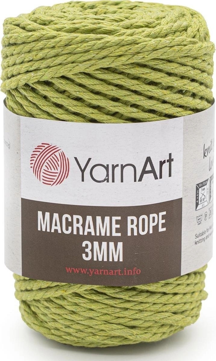 YarnArt Macrame Rope 3mm 60% cotton, 40% viscose and polyester, 4 Skein Value Pack, 1000g фото 6