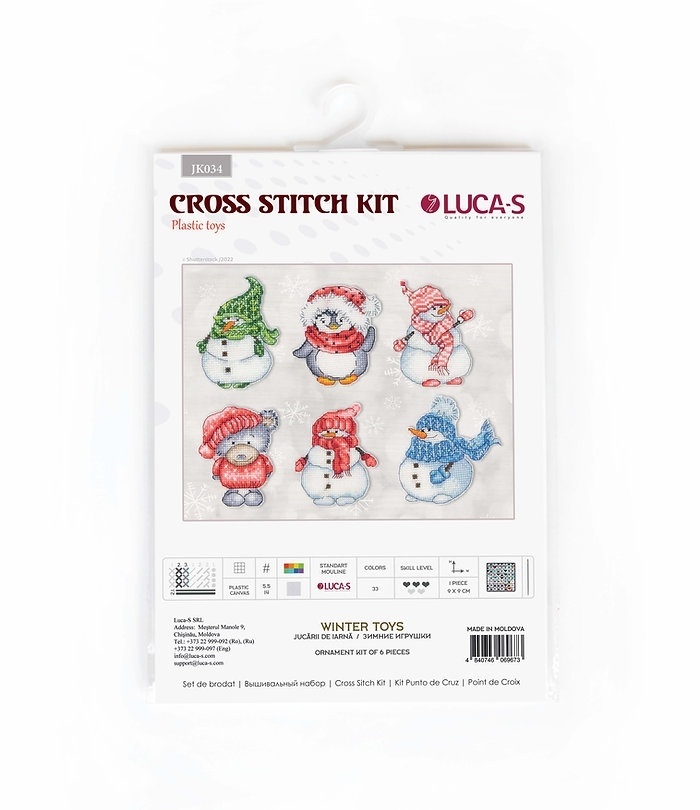 Winter Toys Cross Stitch Kit фото 1