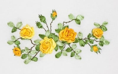 Yellow Roses Embroidery Kit фото 1