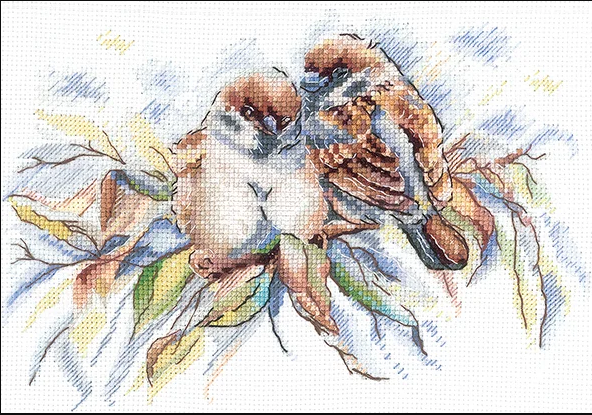 Sparrows Cross Stitch Kit фото 1
