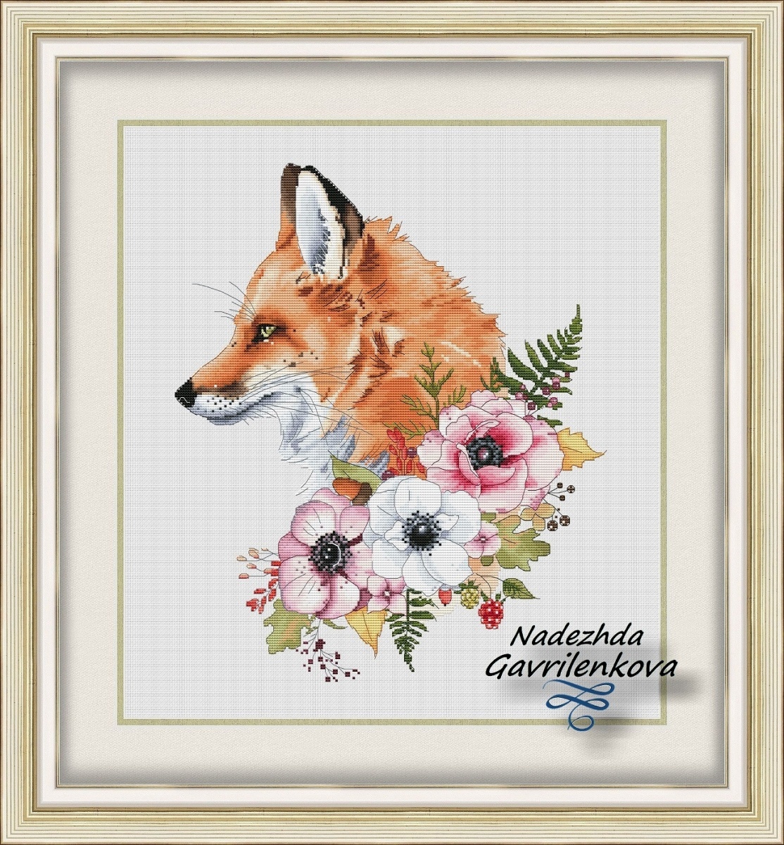 Mr Fox Cross Stitch Pattern фото 1