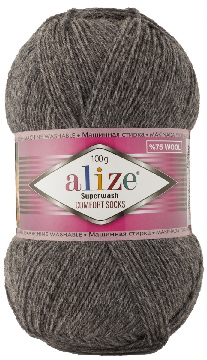 Alize Superwash Comfort Socks 75% wool, 25% polyamide 5 Skein Value Pack, 500g фото 8