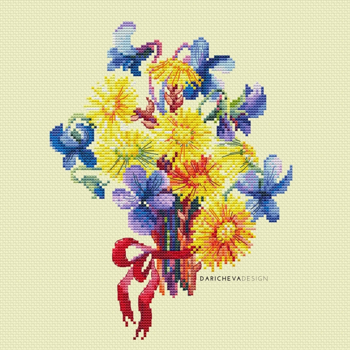 First Flowers Cross Stitch Pattern фото 5