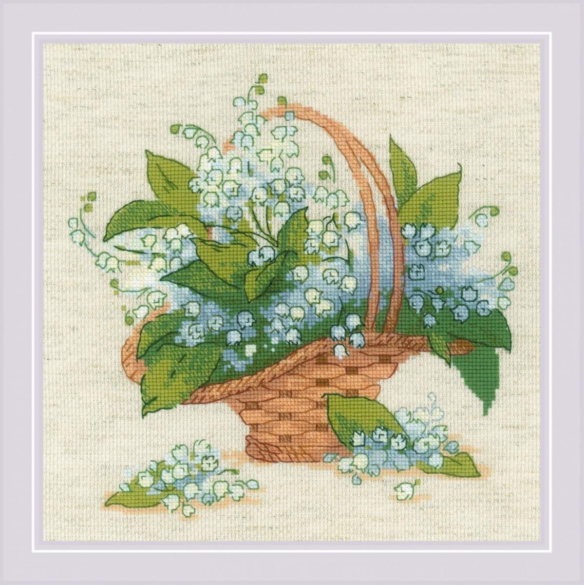 Forest Lily of the Valley Cross Stitch Kit фото 1