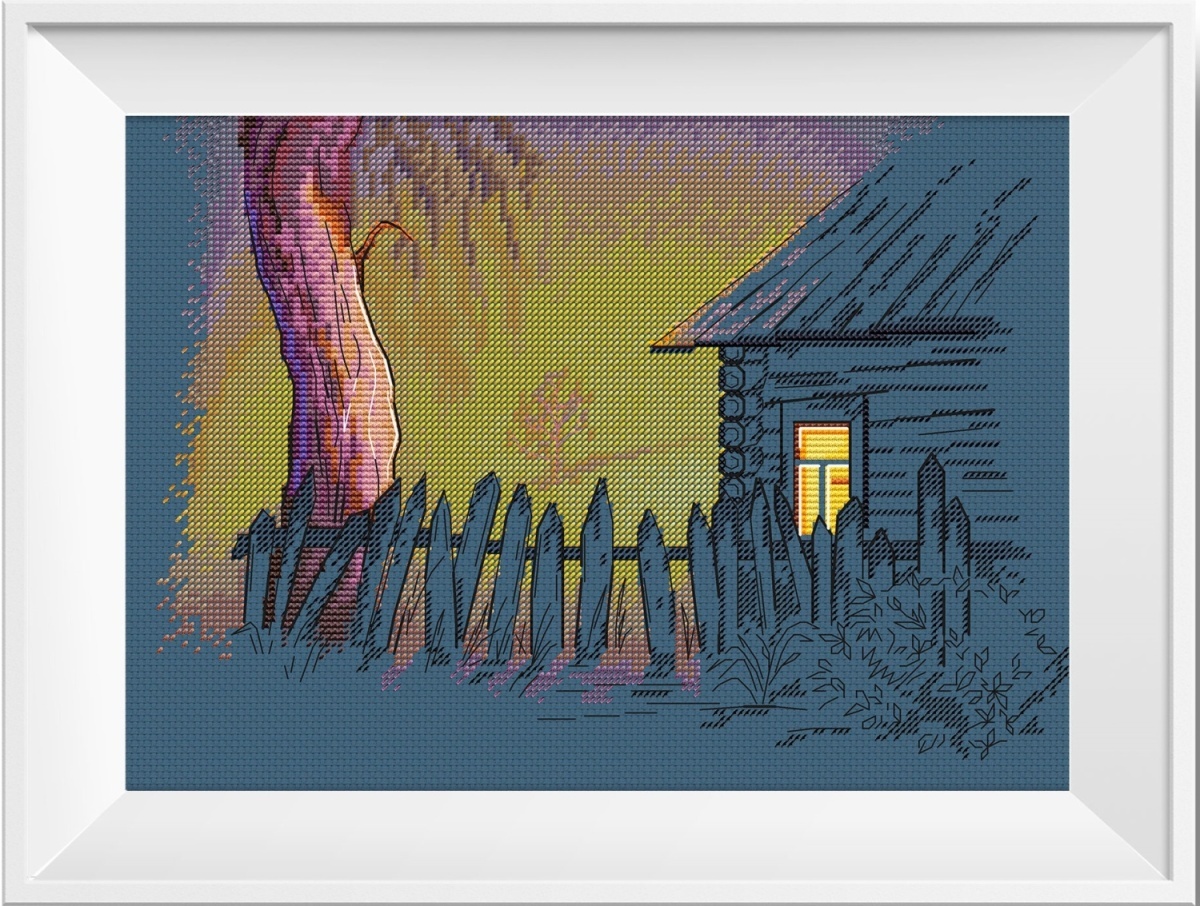 House in the Suburbs Cross Stitch Pattern фото 6