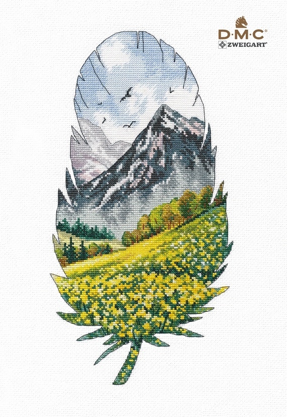 Mountain landscape-1 Cross Stitch Kit  фото 1