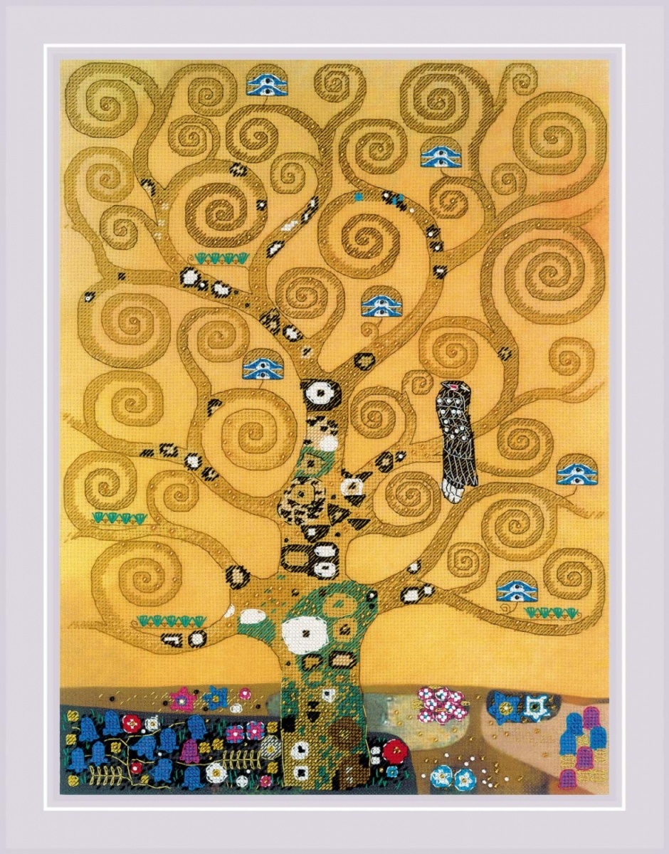 The Tree of Life after G. Klimt's Painting Cross Stitch Kit фото 1
