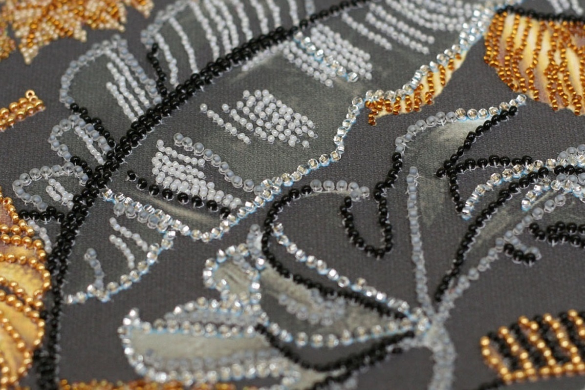 Golden Tropics Bead Embroidery Kit фото 5