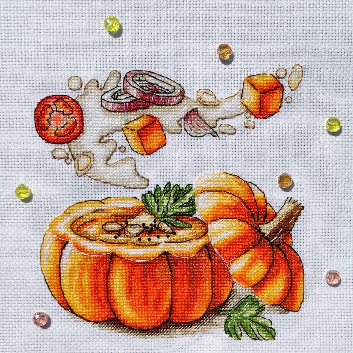 Autumn Soup Cross Stitch Pattern фото 3