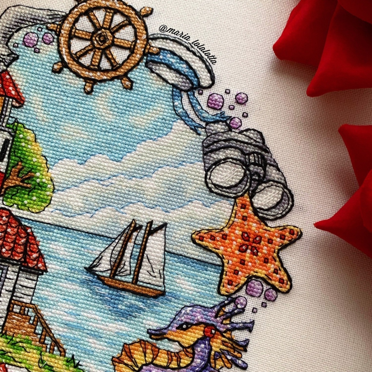 Dreams of Sea Cross Stitch Pattern фото 5