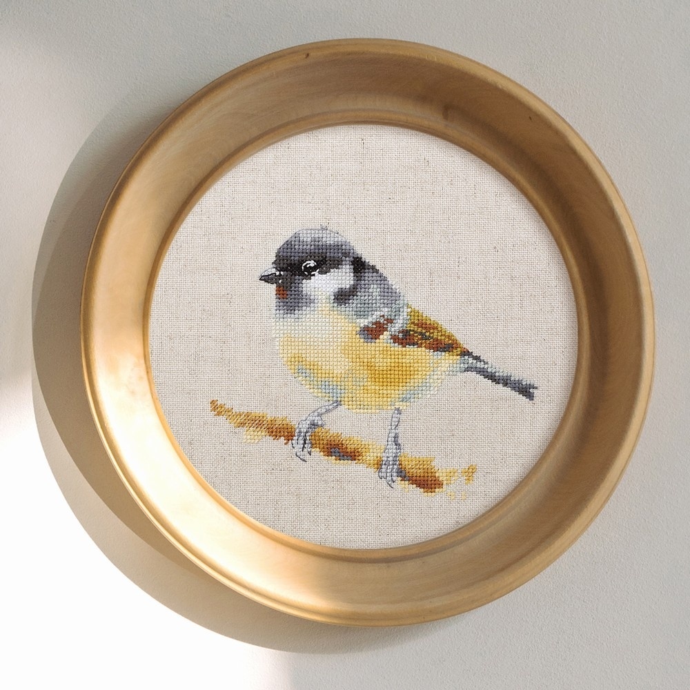 Watercolor Bird Cross Stitch Pattern фото 3